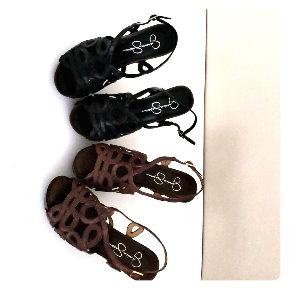 Brand new 2 pairs Jessica Simpson  open toed heels